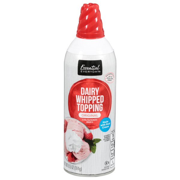 Cream Essential Everyday Dairy Whipped Topping, Original hero