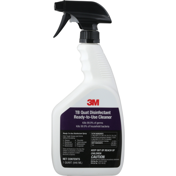 Cleaning Products and Supplies 3M Cleaner, Ready-to-Use, TB Quat Disinfectant hero