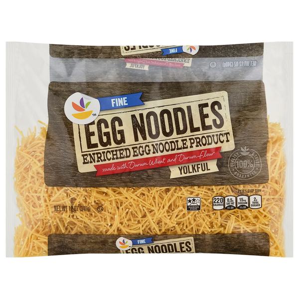 Dry Pasta Store Brand Egg Noodles, Fine, Yolkful hero