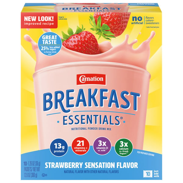 Breakfast Bars & Pastries Carnation Breakfast Essentials Strawberry Sensation hero