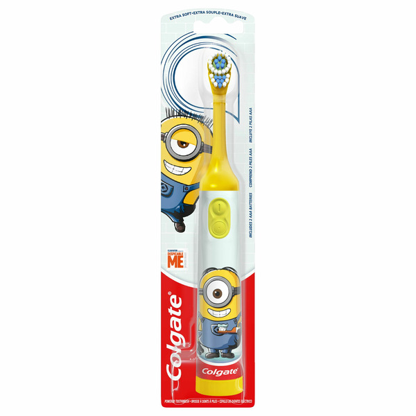 Oral Hygiene Colgate Kids Electric Toothbrush, Battery Powered, Extra Soft, Minions hero