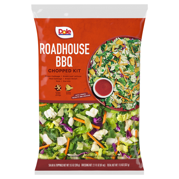 Fresh Vegetables Dole Chopped Kit, Roadhouse BBQ hero