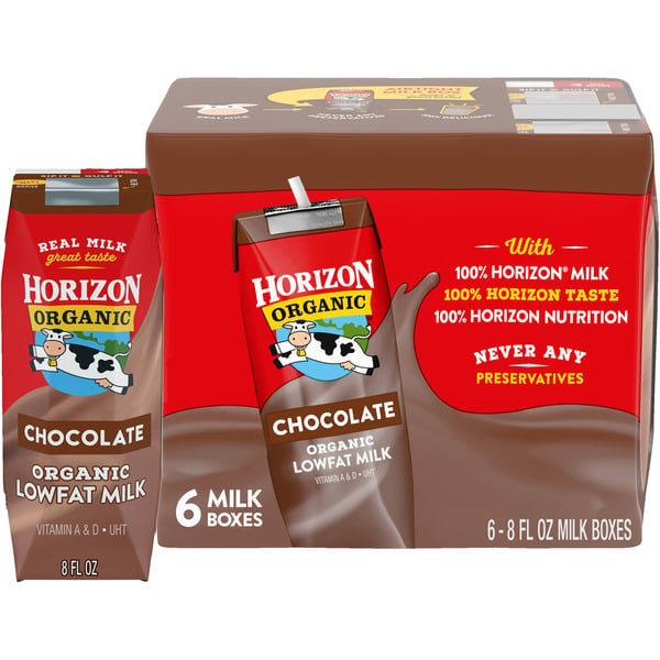 Non-Refrigerated Milk Horizon Organic Chocolate Lowfat Milk hero