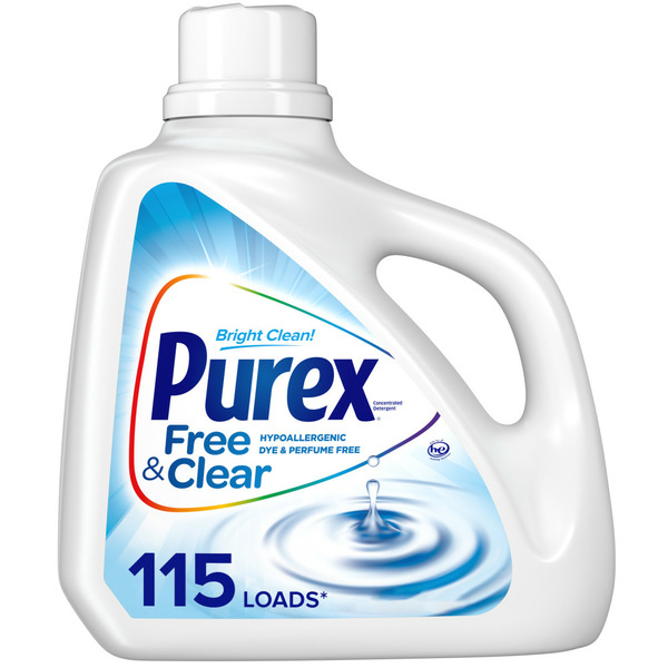 Laundry Purex Free and Clear Liquid Laundry Detergent, Unscented hero