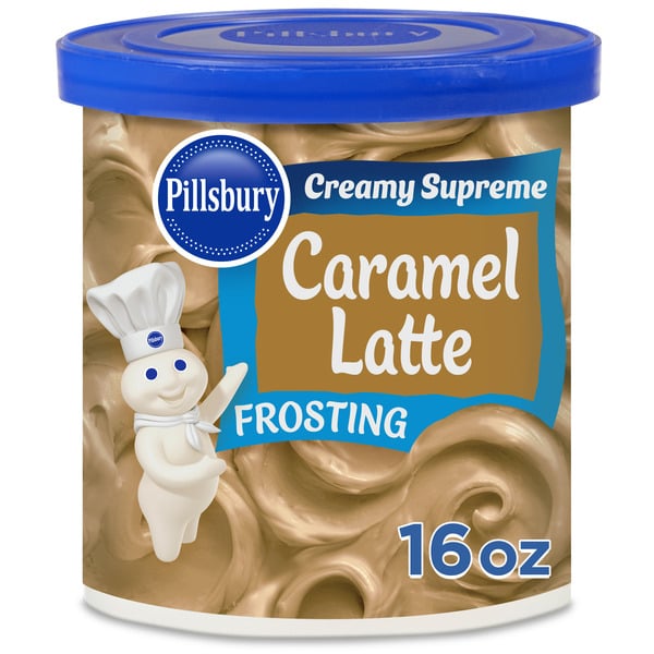 Pillsbury Creamy Supreme Caramel Latte Frosting hero