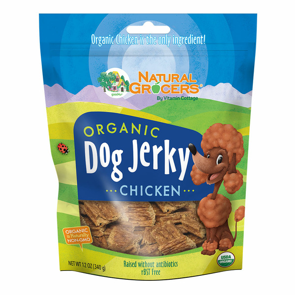 Dog Food & Care Organic Chicken Jerky Dog Treats hero