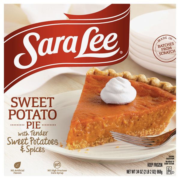 Frozen Dessert Sara Lee Oven Fresh Sweet Potato Pie hero