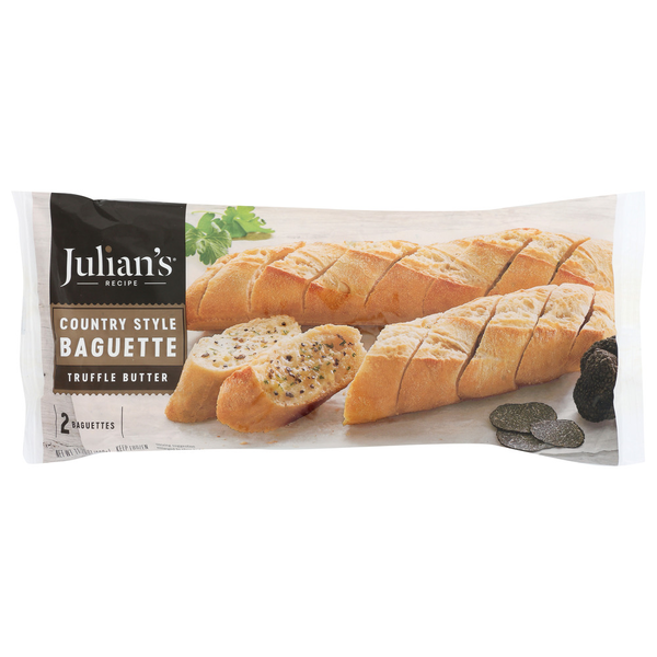 Bread Julian's Recipe Truffle Butter Baguette -  12 / 11.3 Oz (320G) hero