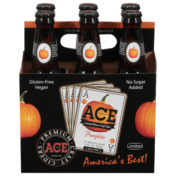 Beers & Coolers ACE Beer, Craft Cider, Pumpkin, California hero