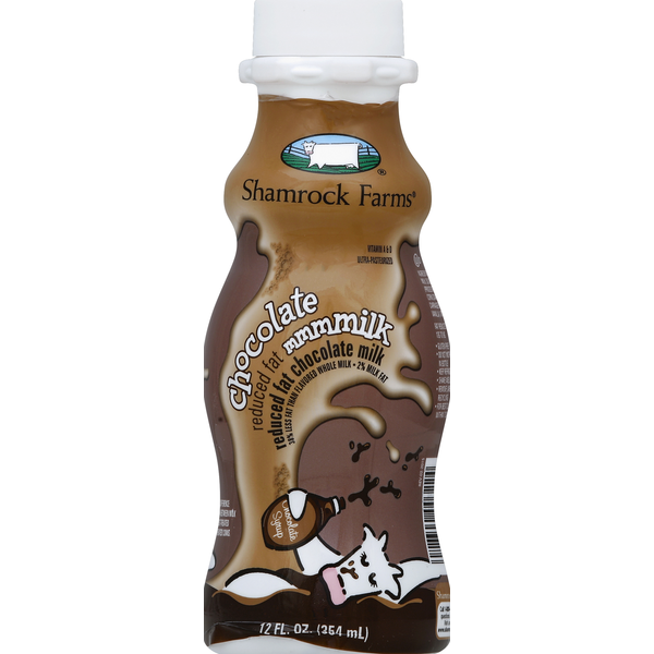 Milk Shamrock Farms Milk, Reduced Fat, Chocolate, 2% Milk Fat hero