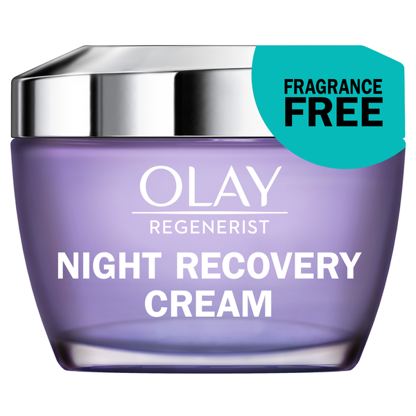 Facial Care Olay Regenerist Night Recovery Cream Face Moisturizer, Fragrance Free hero