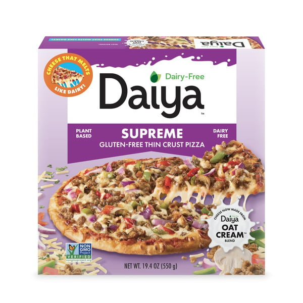 Frozen Pizza Daiya Dairy Free Gluten Free Supreme Pizza hero