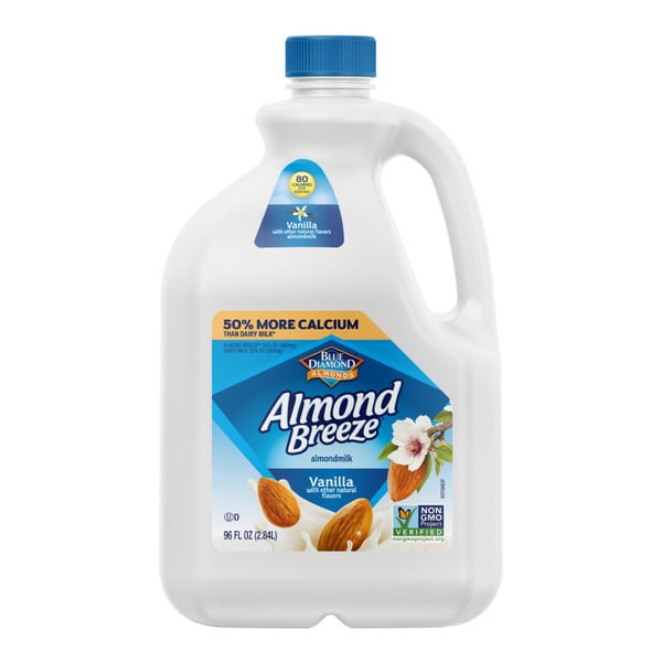 Milk Alternatives Almond Breeze Vanilla Almondmilk hero