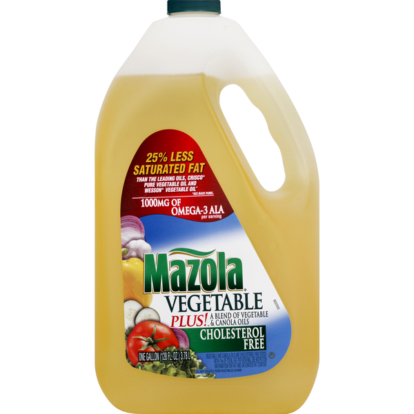 Salad Dressing, Oils & Vinegars Mazola Vegetable & Canola Oil, Cholesterol Free hero