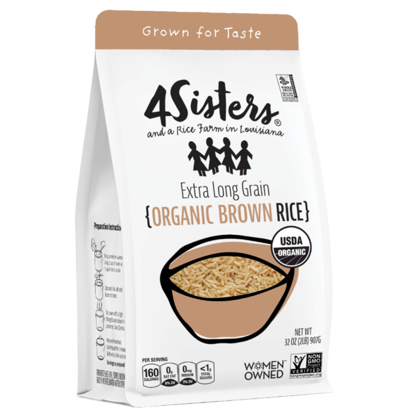 4Sisters Organic Brown Rice hero