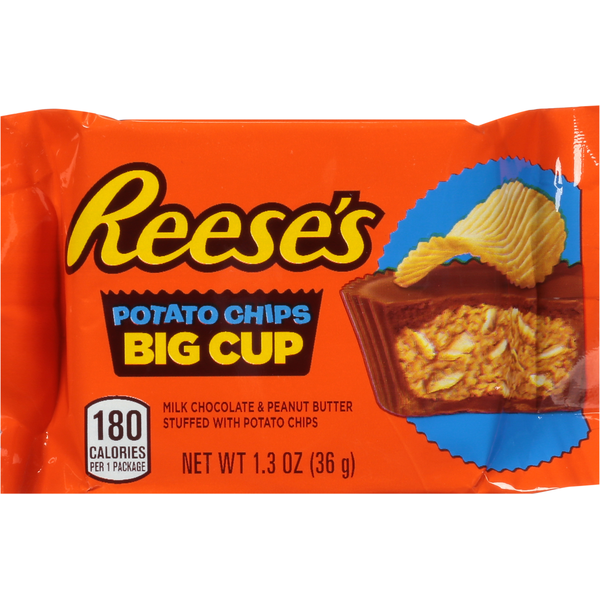 Chips & Pretzels Reese's Milk Chocolate Peanut Butter Cups Candy hero