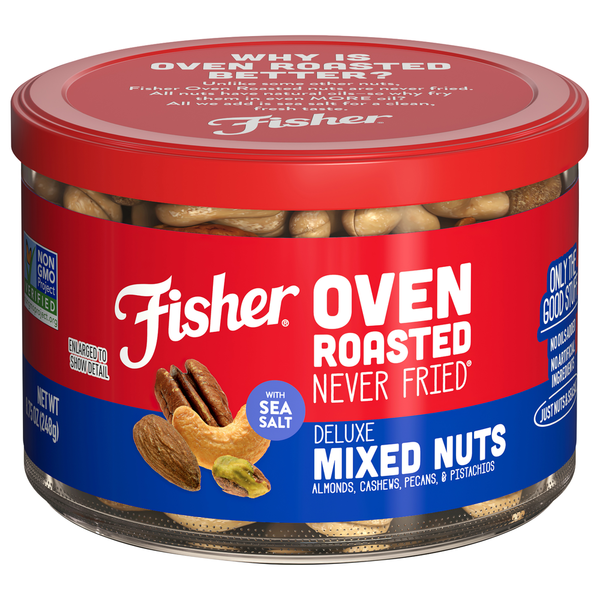 Nuts, Seeds & Dried Fruit Fisher Mixed Nuts, Deluxe hero