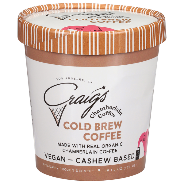 Craig's Frozen Dessert, Non-Dairy, Cold Brew Coffee hero