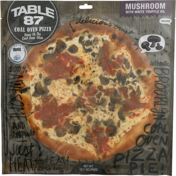 Frozen Pizza Table 87 Pizza, Coal Oven, Mushroom with White Truffle Oil hero