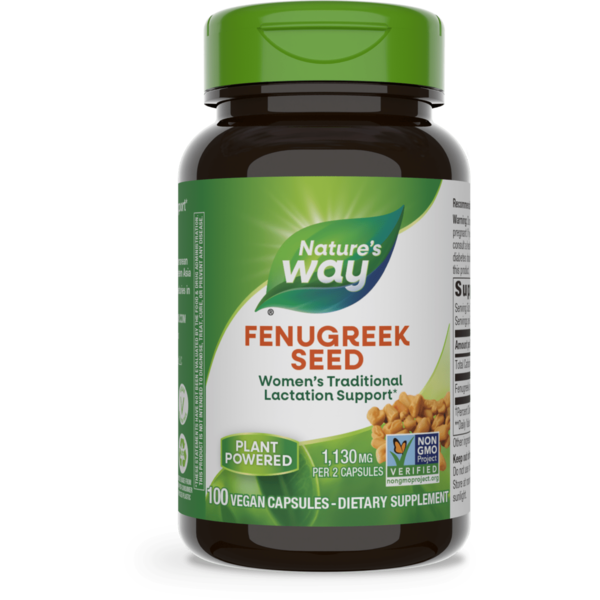 Vitamins & Supplements Nature's Way Fenugreek Seed Vegetarian Capsules hero