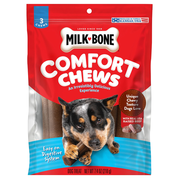 Dog Treats & Chews Milk-Bone Dog Treat, Comfort Chews, Beef hero