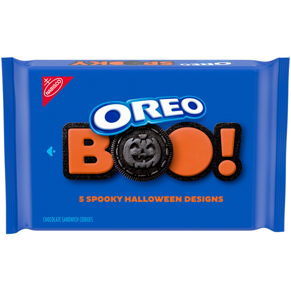 Cookies & Cakes Oreo Orange Creme Chocolate Sandwich Cookies, Halloween Cookies, Limited Edition hero