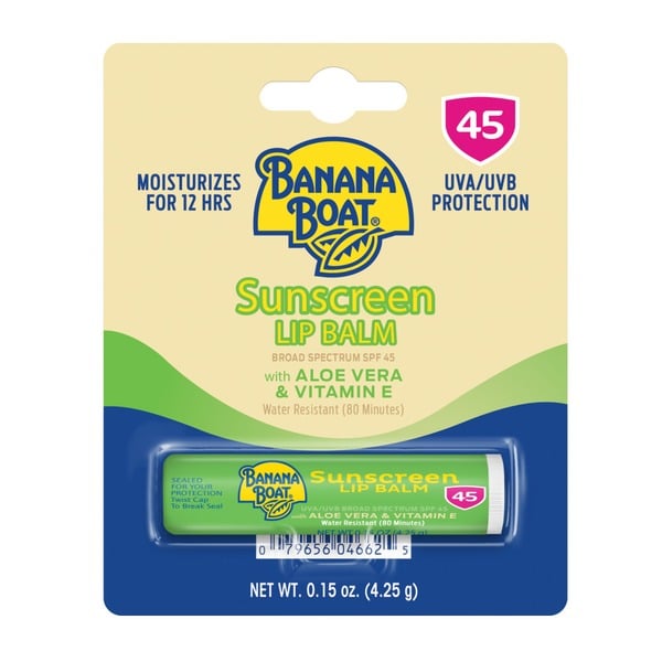 First Aid Banana Boat Sunscreen Lip Balm, Broad Spectrum SPF 45 hero