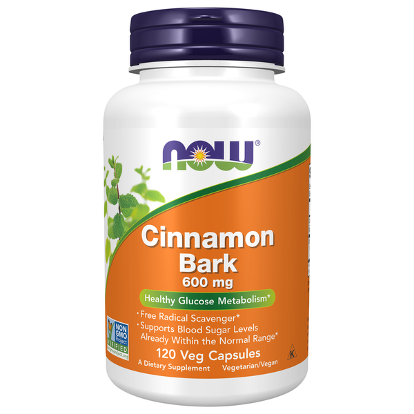 Vitamins & Supplements NOW Cinnamon Bark 600 mg hero