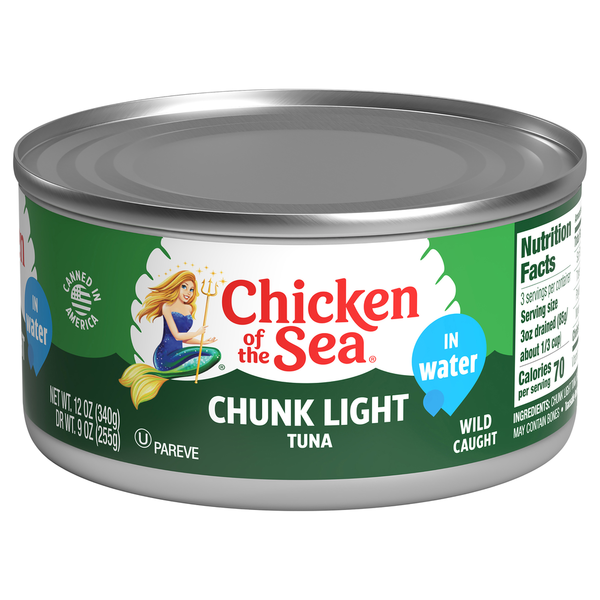 Canned Meat & Seafood Chicken of the Sea Tuna, Chunk Light hero