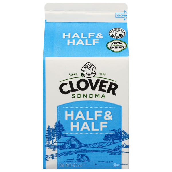 Cream Clover Sonoma Half & Half hero