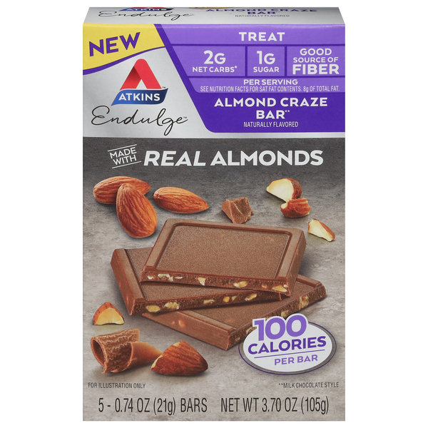 Energy & Granola Bars Atkins Bar, Almond Craze hero