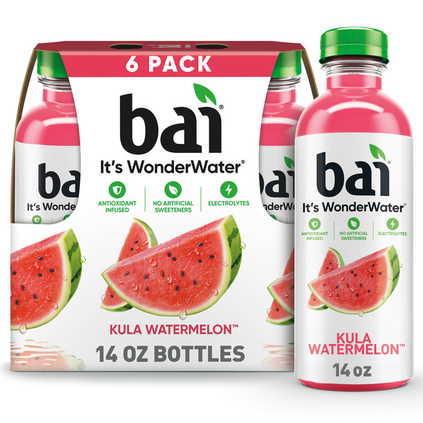 Water, Seltzer & Sparkling Water Bai Kula Watermelon, Antioxidant Infused Beverage hero