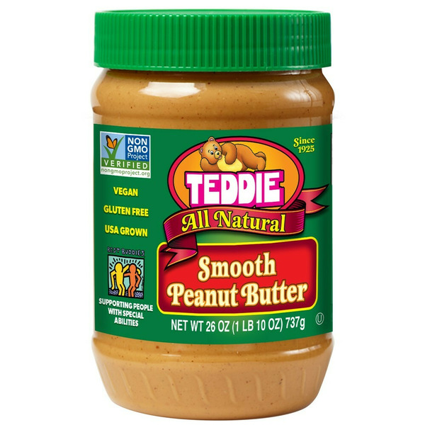 Spreads Teddie All Natural Peanut Butter, Smooth hero