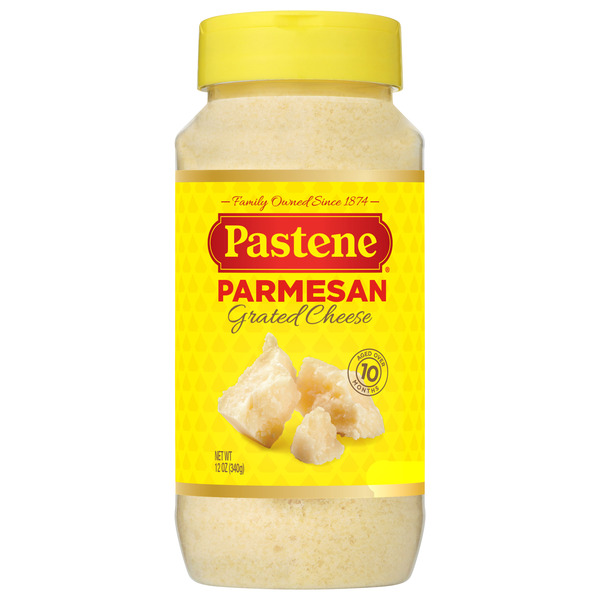 Packaged Cheese Pastene Grated Parmesan Cheese hero