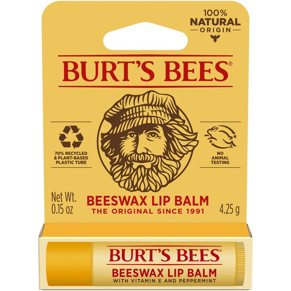 Beauty Burt's Bees 100% Natural Origin Moisturizing Lip Balm, Original Beeswax hero