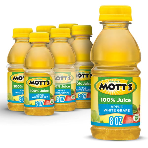 Juice & Nectars Mott's 100% Apple White Grape Juice hero