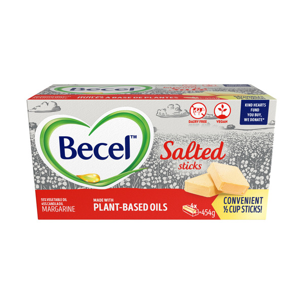 Butter Becel Salted Plant-Based Sticks hero