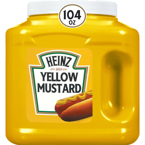 Condiments Heinz Yellow Mustard hero