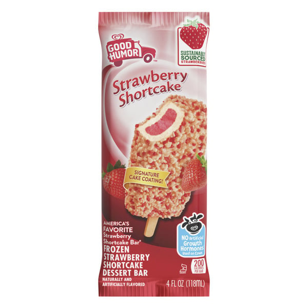 Ice Cream & Ice Good Humor Frozen Dessert Bars Strawberry Shortcake hero