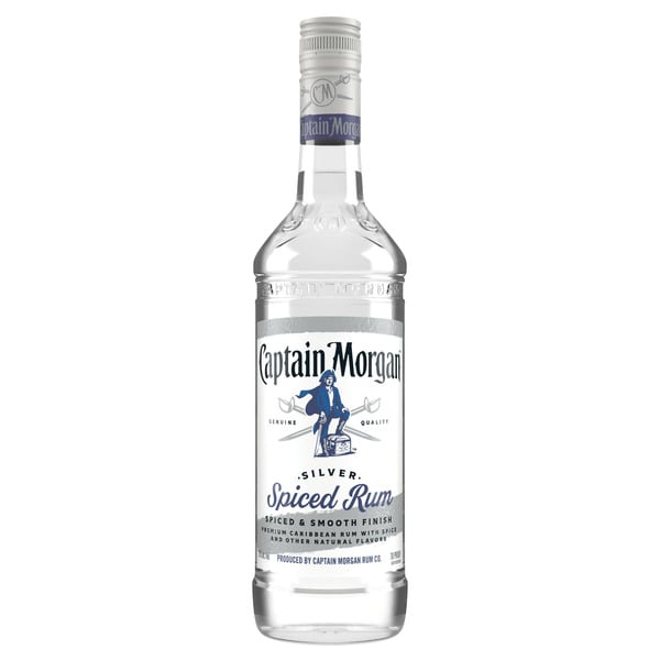 Rum Captain Morgan Silver Spiced Rum hero