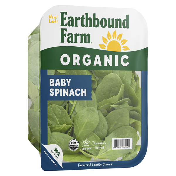 Lettuce, Salad & Leafy Greens Earthbound Farm Organic Baby Spinach hero