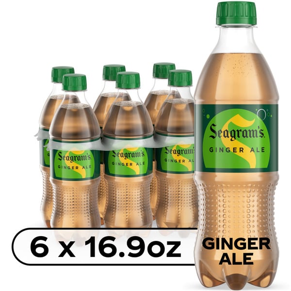 Domestic Beer Seagram's Ginger Soda Soft Drinks hero