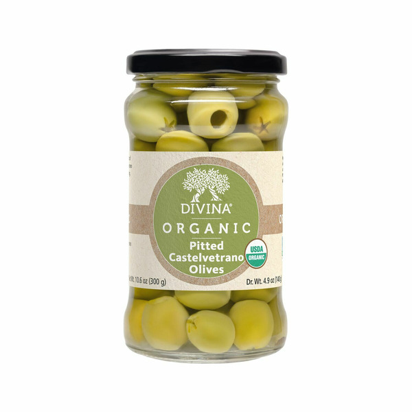 Pickled Goods & Olives Divina Organic Pitted Castelvetrano Olives hero