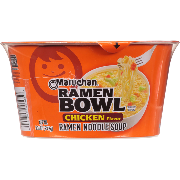 Soup, Broth & Bouillon Maruchan Ramen Bowl, Chicken Flavor hero