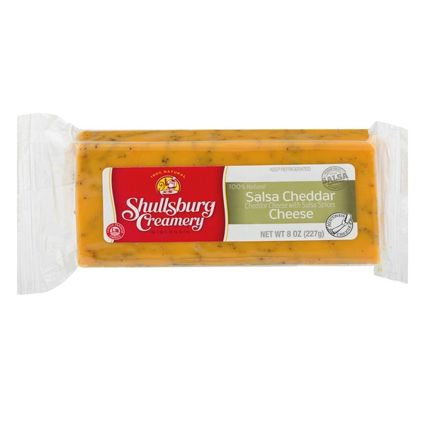 Preserved Dips & Spreads Shullsburg Creamery Cheddar Cheese With Salsa Spices hero