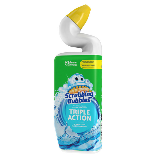 Cleaning Products Scrubbing Bubbles Triple Action Toilet Bowl Cleaner, Morning Fresh hero