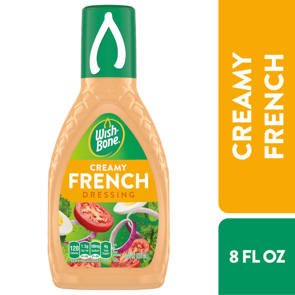 Salad Dressing, Oils & Vinegars Wish-Bone Creamy French Salad Dressing hero