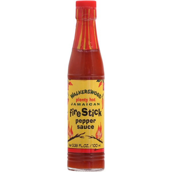 Walkerswood Pepper Sauce, Firestick, Jamaican, Plenty Hot hero