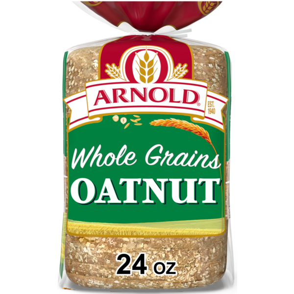 Fresh Baked Bread Arnold Whole Grains, Oatnut Pre-sliced Bread hero