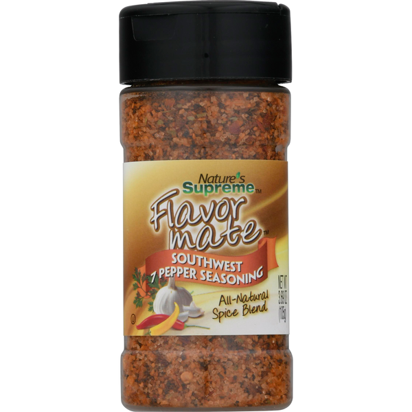 Condiments Nature's Supreme Seasoning, 7 Pepper, Southwest hero